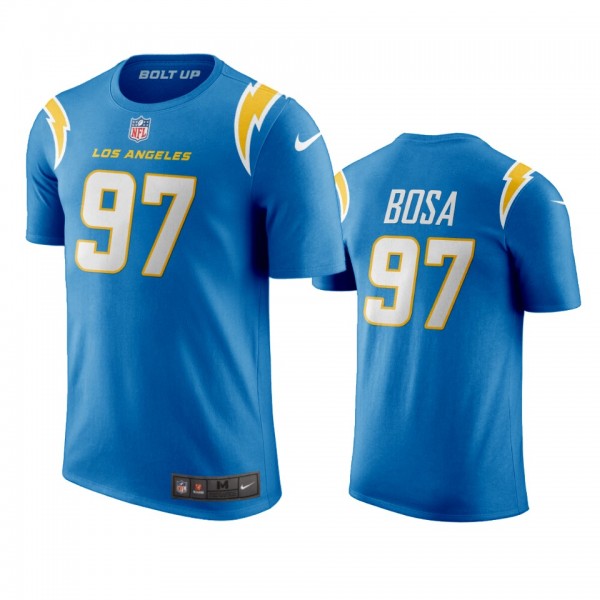 Men's Los Angeles Chargers Joey Bosa Blue Name &am...