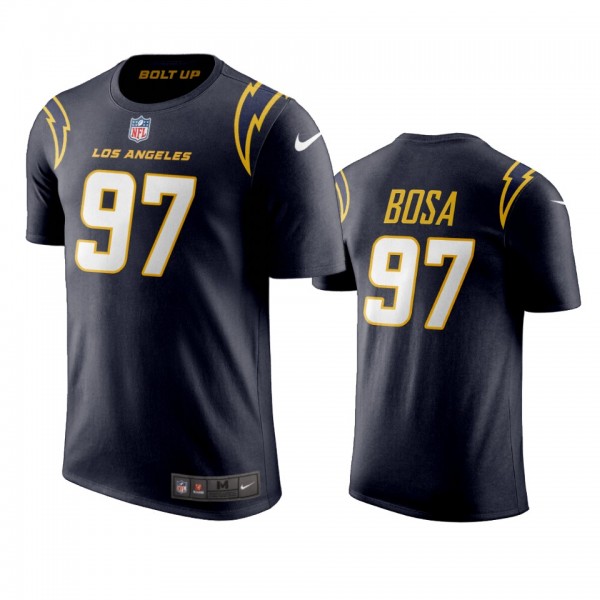 Men's Los Angeles Chargers Joey Bosa Navy Name &am...