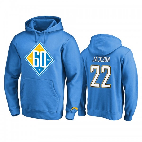 Los Angeles Chargers Justin Jackson Light Blue 60t...