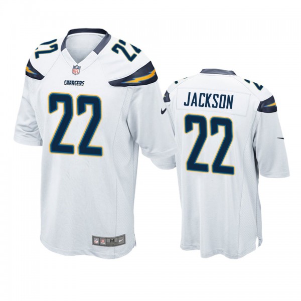 Los Angeles Chargers Justin Jackson White Game Jer...