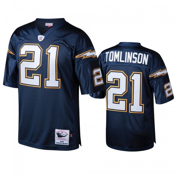 San Diego Chargers LaDainian Tomlinson Navy 2002 Authentic Throwback Jersey