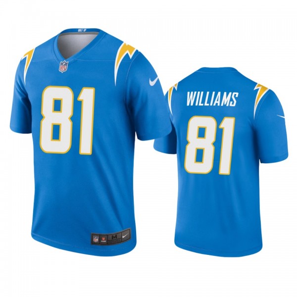 Los Angeles Chargers Mike Williams Powder Blue 2020 Legend Jersey - Men's