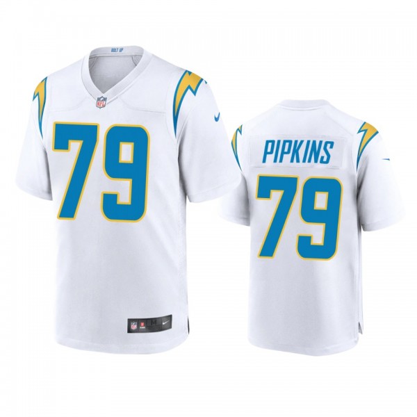 Los Angeles Chargers Trey Pipkins White 2020 Game Jersey