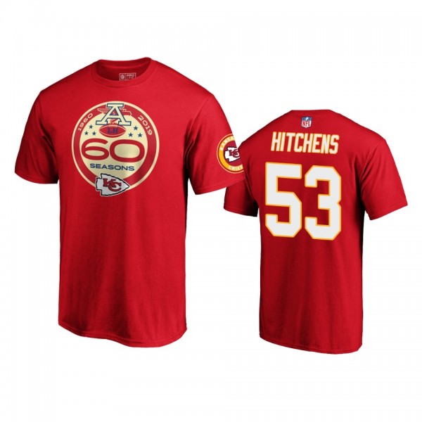 Kansas City Chiefs Anthony Hitchens Red 60th Anniv...