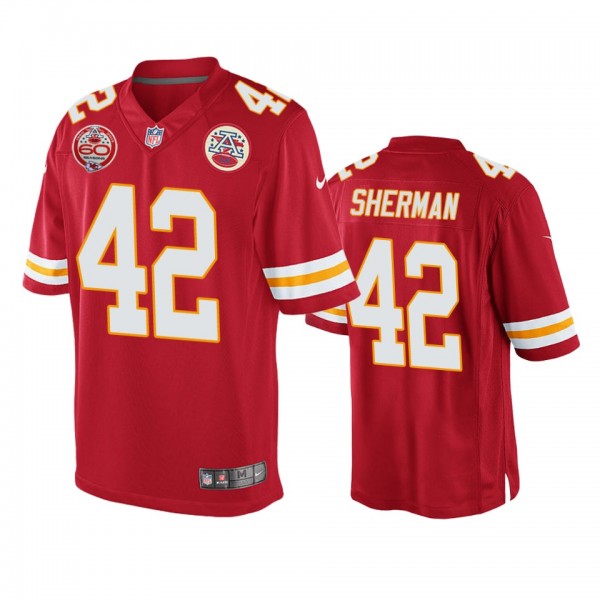 Kansas City Chiefs Anthony Sherman Red 60th Annive...
