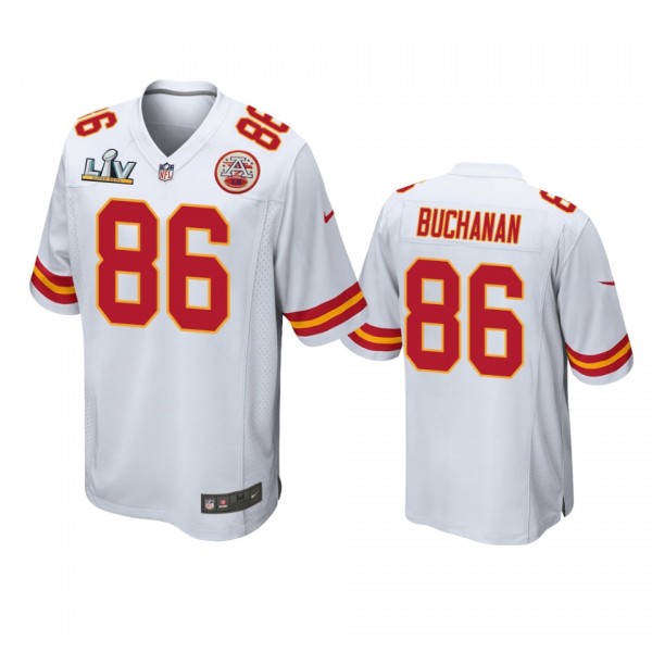Kansas City Chiefs Buck Buchanan White Super Bowl LV Game Jersey