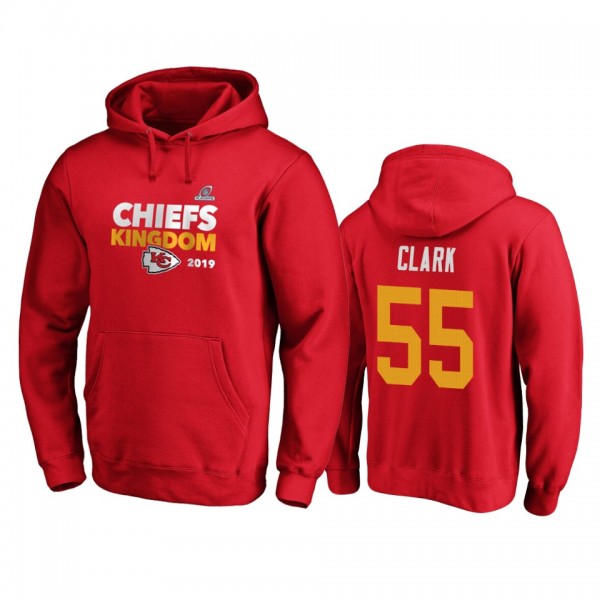Kansas City Chiefs Frank Clark Red 2019 NFL Playof...