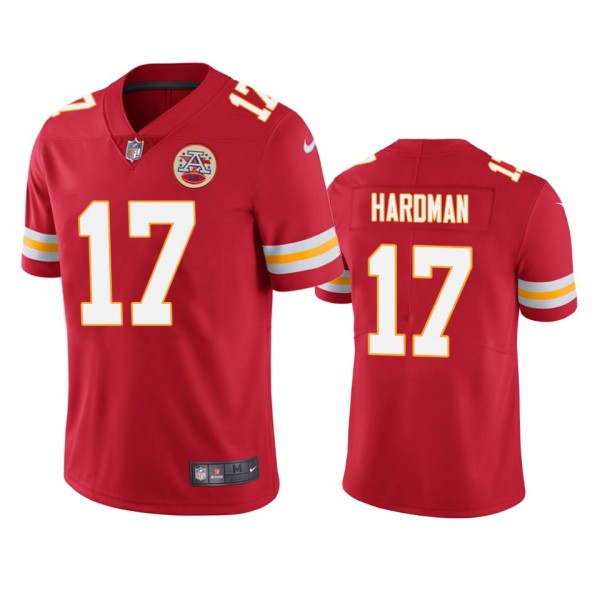 Kansas City Chiefs Mecole Hardman Red 2019 NFL Dra...