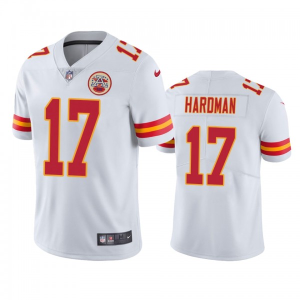 Kansas City Chiefs Mecole Hardman White 2019 NFL Draft Vapor Limited Jersey