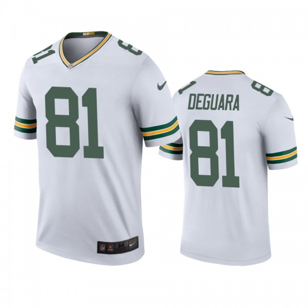 Green Bay Packers Josiah Deguara White Color Rush ...