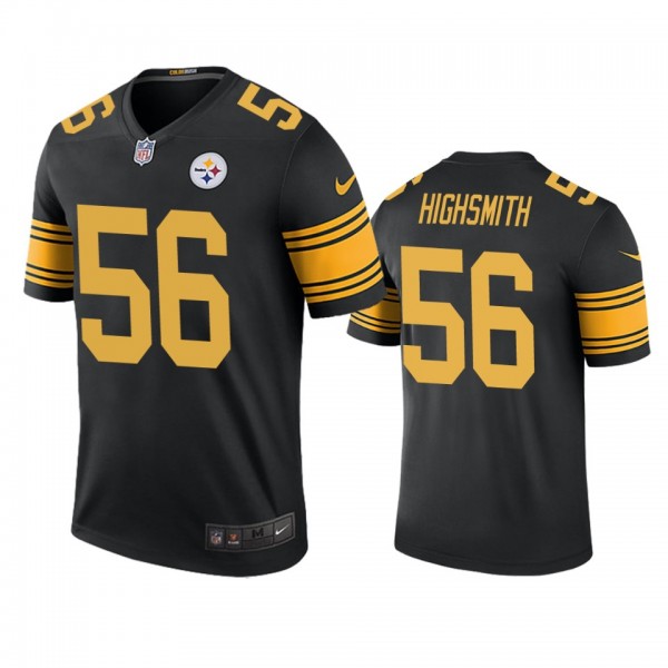 Pittsburgh Steelers Alex Highsmith Black Color Rus...