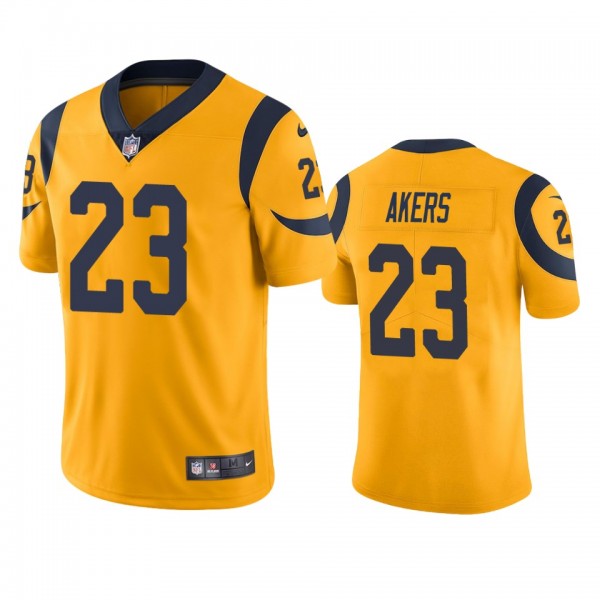 Color Rush Limited Los Angeles Rams Cam Akers Gold...