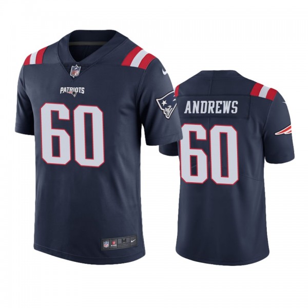 Color Rush Limited New England Patriots David Andrews Navy Jersey