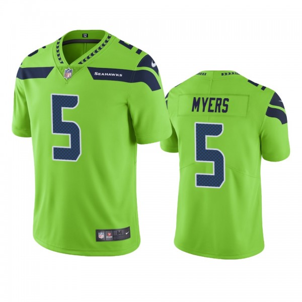 Color Rush Limited Seattle Seahawks Jason Myers Green Jersey
