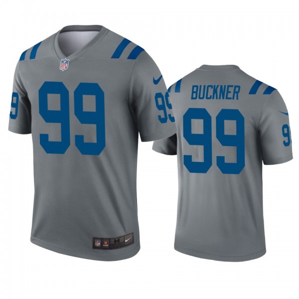 Indianapolis Colts DeForest Buckner Gray Inverted ...
