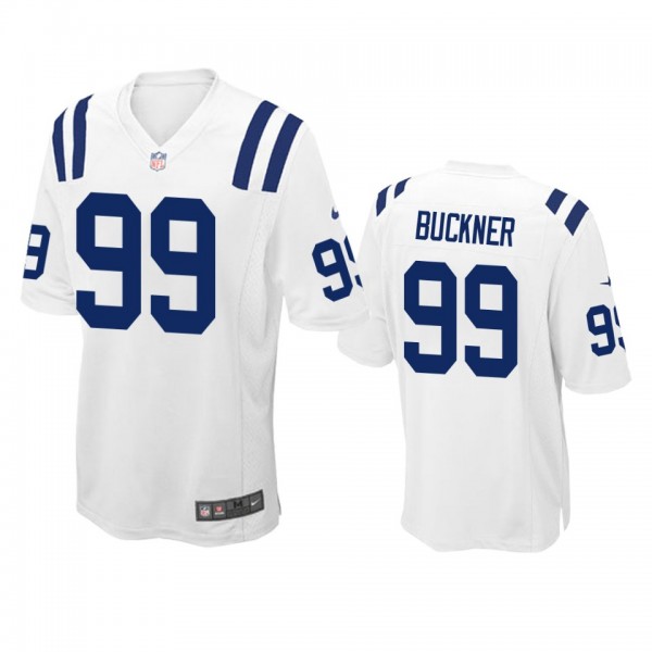 Indianapolis Colts DeForest Buckner White Game Jer...