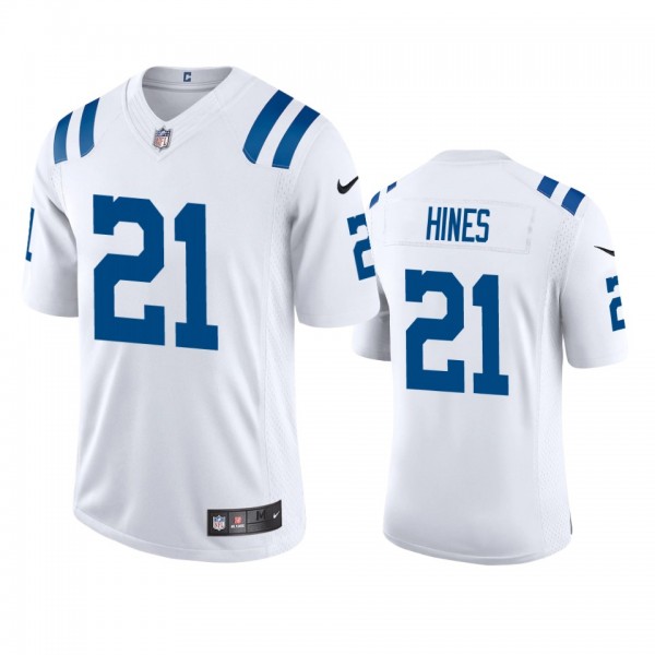 Indianapolis Colts Nyheim Hines White 2020 Vapor L...
