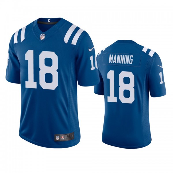 Indianapolis Colts Peyton Manning Royal 2020 Vapor...