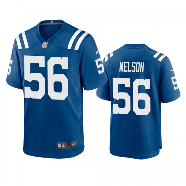 Indianapolis Colts Quenton Nelson Royal 2020 Game ...