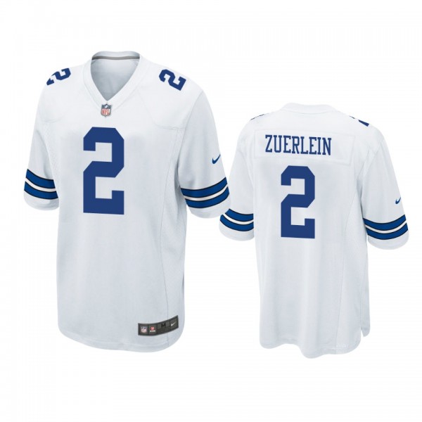 Dallas Cowboys Greg Zuerlein White Game Jersey
