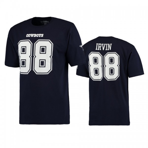 Dallas Cowboys Michael Irvin Navy Name & Numbe...