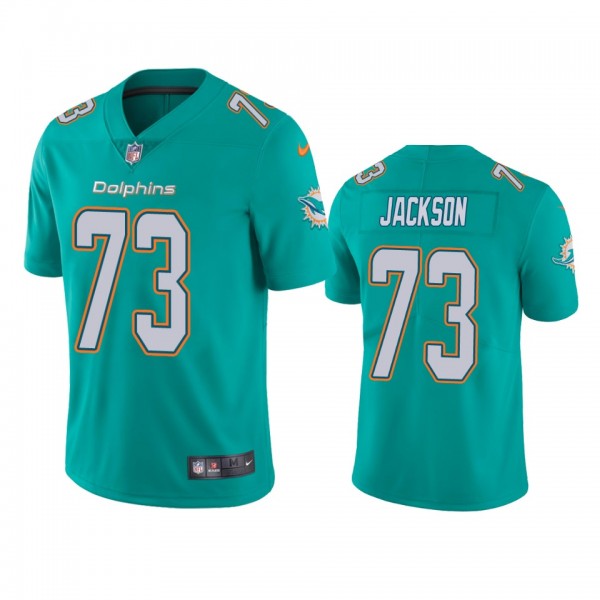 Miami Dolphins Austin Jackson Aqua 2020 NFL Draft Vapor Limited Jersey