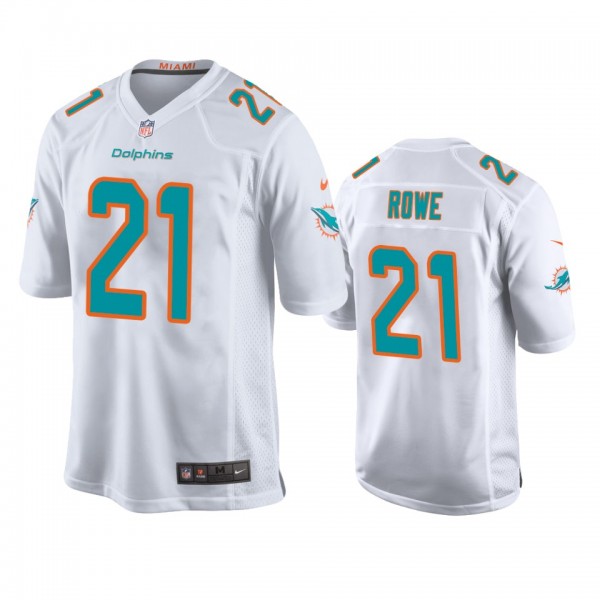 Miami Dolphins Eric Rowe White Game Jersey