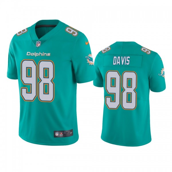 Miami Dolphins Raekwon Davis Aqua 2020 NFL Draft V...