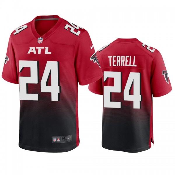 Atlanta Falcons A.J. Terrell Red 2020 NFL Draft Ga...