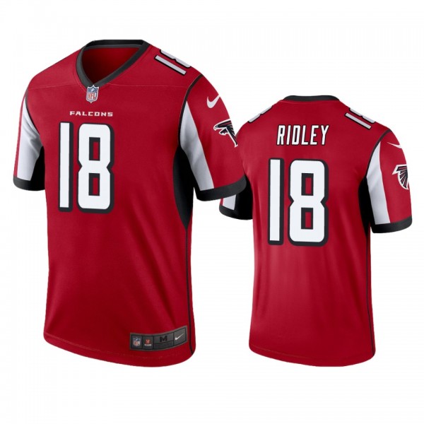Atlanta Falcons #18 Calvin Ridley Red Legend Jerse...