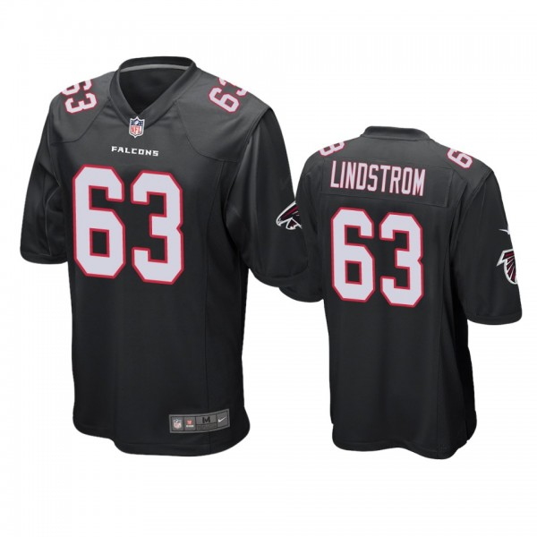 Atlanta Falcons Chris Lindstrom Black 2019 NFL Dra...