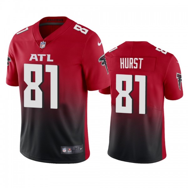 Atlanta Falcons Hayden Hurst Red 2020 2nd Alternat...