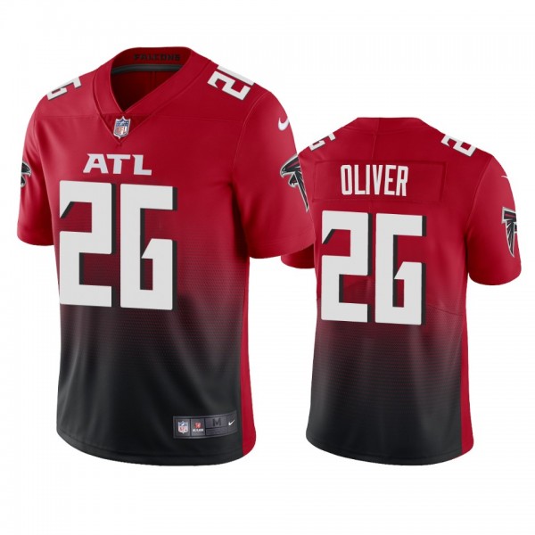 Atlanta Falcons Isaiah Oliver Red 2020 2nd Alterna...