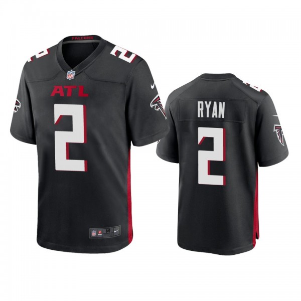 Atlanta Falcons Matt Ryan Black 2020 Game Jersey