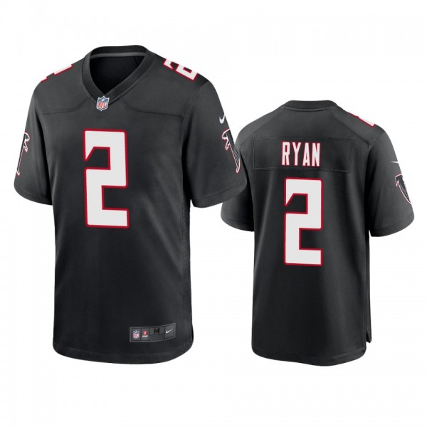 Atlanta Falcons Matt Ryan Black 2020 Throwback Gam...