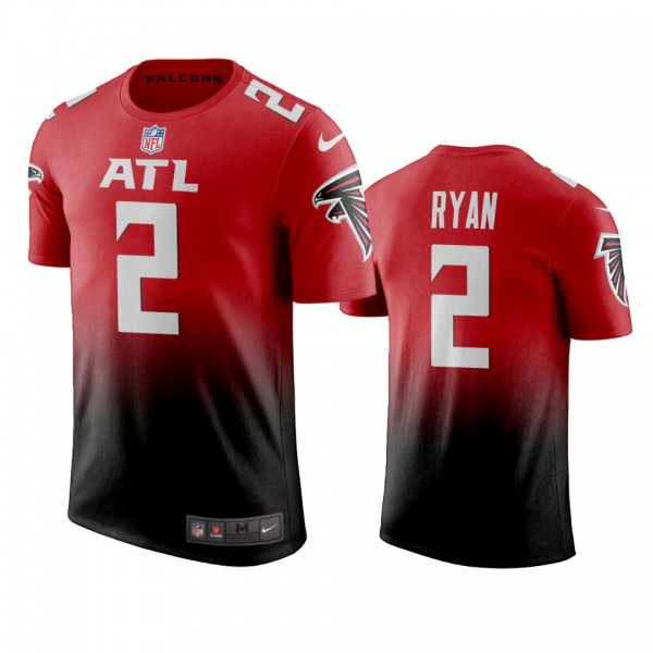 Men's Atlanta Falcons Matt Ryan Red Name & Num...