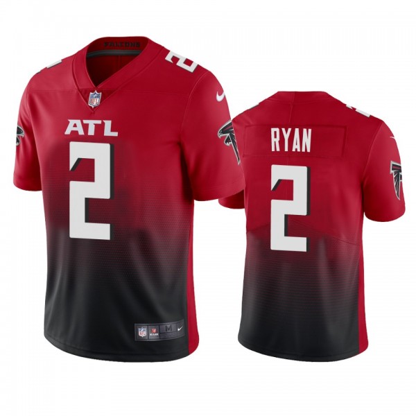 Atlanta Falcons Matt Ryan Red 2020 2nd Alternate V...
