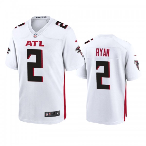 Atlanta Falcons Matt Ryan White 2020 Game Jersey