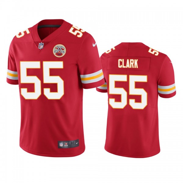 Kansas City Chiefs Frank Clark Red Vapor Limited J...