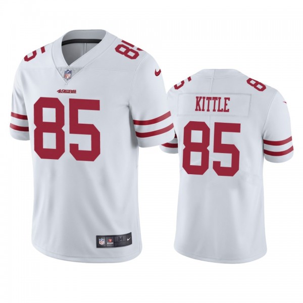 San Francisco 49ers George Kittle White Vapor Limi...