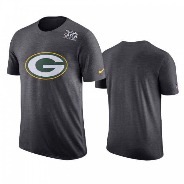 Men's Green Bay Packers Anthracite Crucial Catch T...
