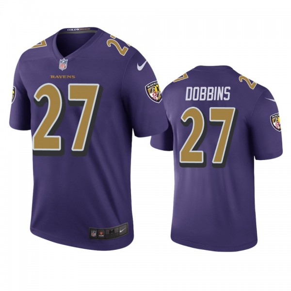 Baltimore Ravens J.K. Dobbins Purple Color Rush Le...