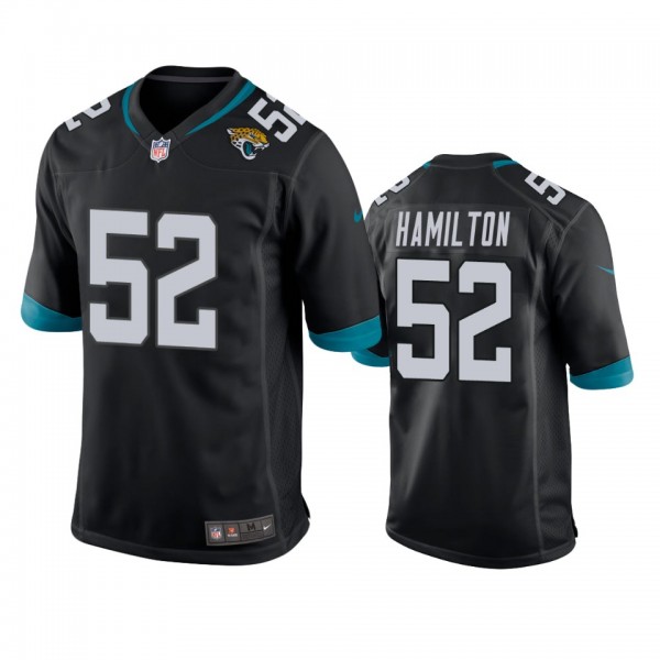 Jacksonville Jaguars DaVon Hamilton Black Game Jer...
