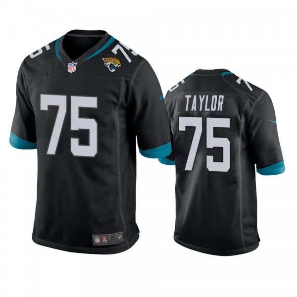 Jacksonville Jaguars Jawaan Taylor Black 2019 NFL Draft Game Jersey