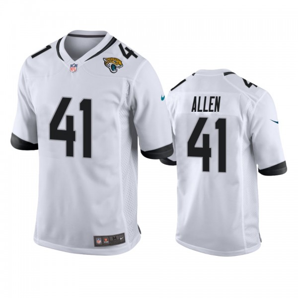 Jacksonville Jaguars Josh Allen White 2019 NFL Draft Game Jersey