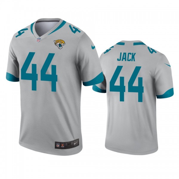 Jacksonville Jaguars Myles Jack Silver Inverted Le...