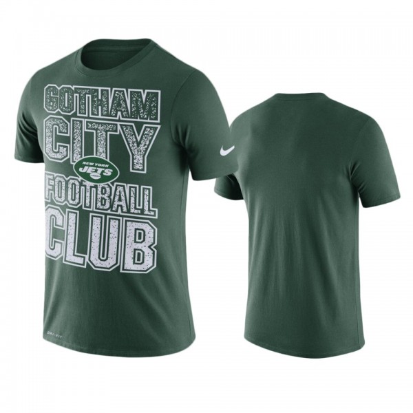 New York Jets Green Local Verbiage Performance T-S...