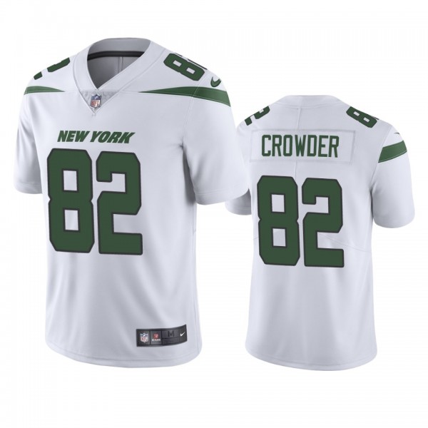 New York Jets Jamison Crowder White 2019 Vapor Unt...
