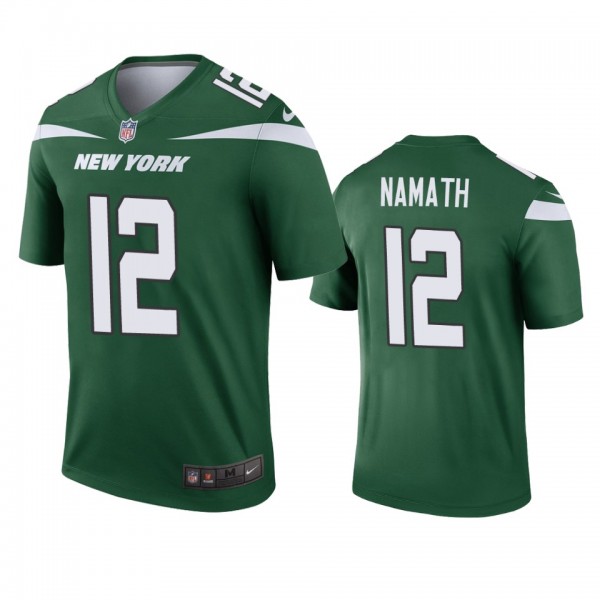 New York Jets Joe Namath Green 2019 Legend Jersey ...