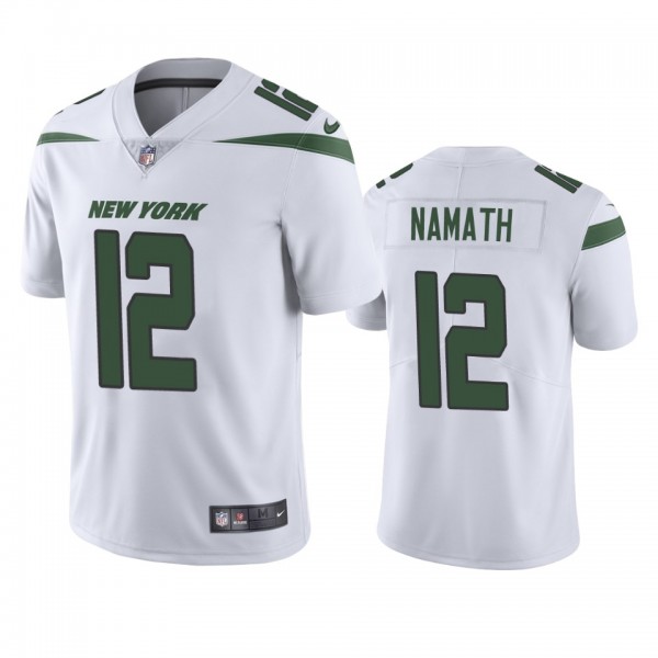 New York Jets Joe Namath White 2019 Vapor Untoucha...